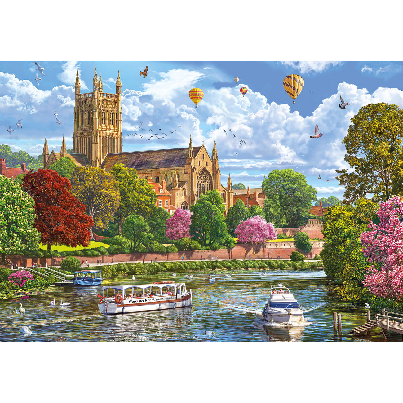 Worcester from the River
