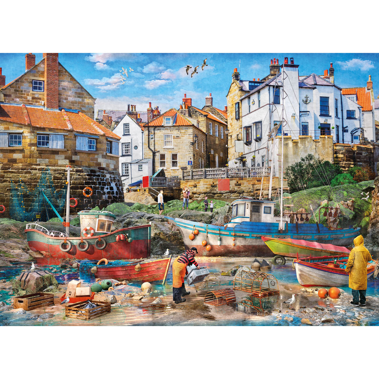 Fishermen at Robin Hood's Bay